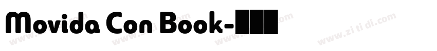 Movida Con Book字体转换